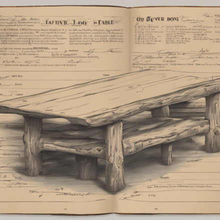 Discovering the World Through a Log Table Book