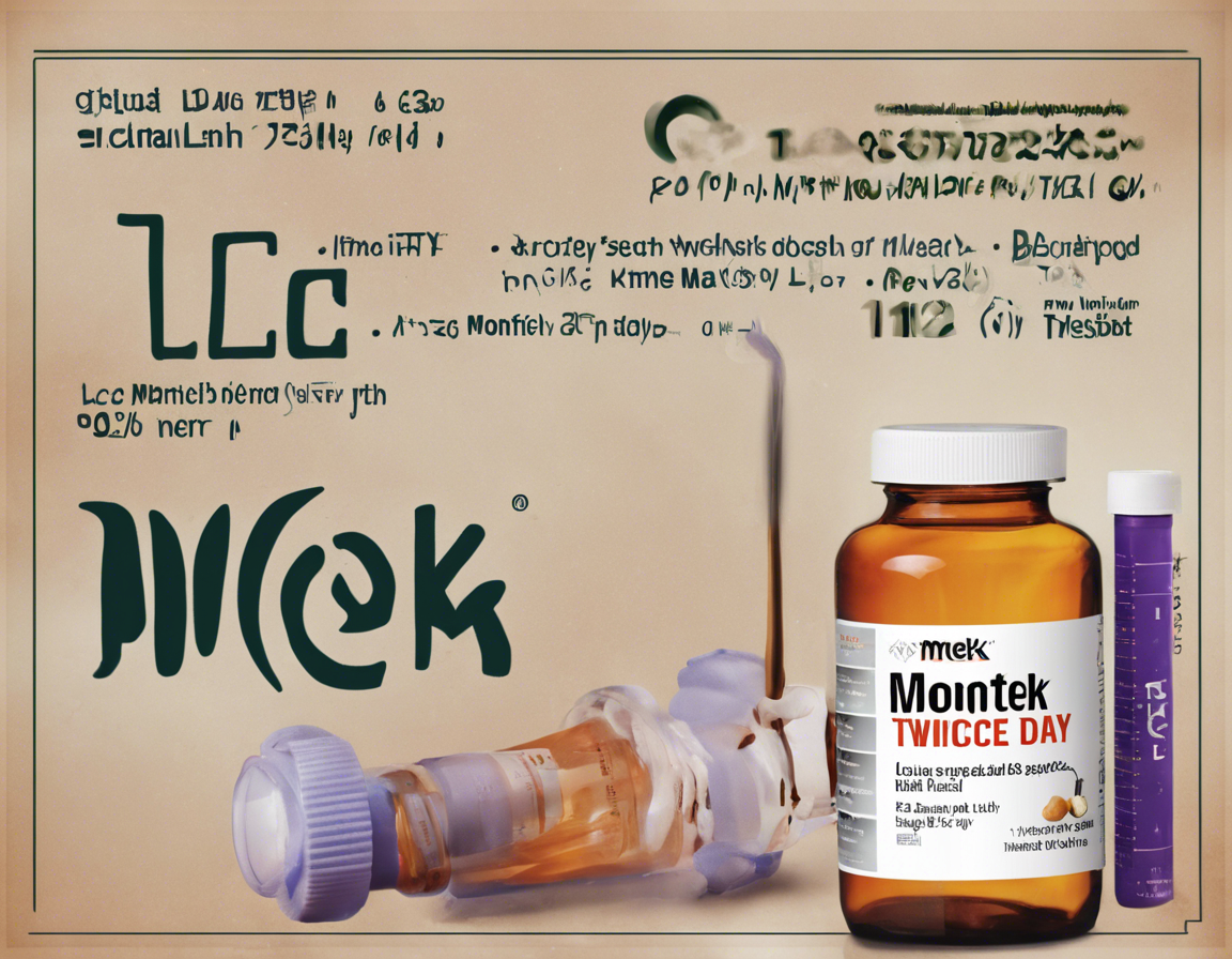 Montek LC Dosage: Twice-a-Day Schedule Explained