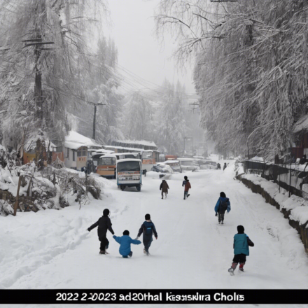 Kashmir Winter Vacation 2023: School Holidays & Travel Tips